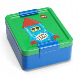 Śniadaniówka Lego Pudełko Organizer Lunchbox Ludzik Rakieta