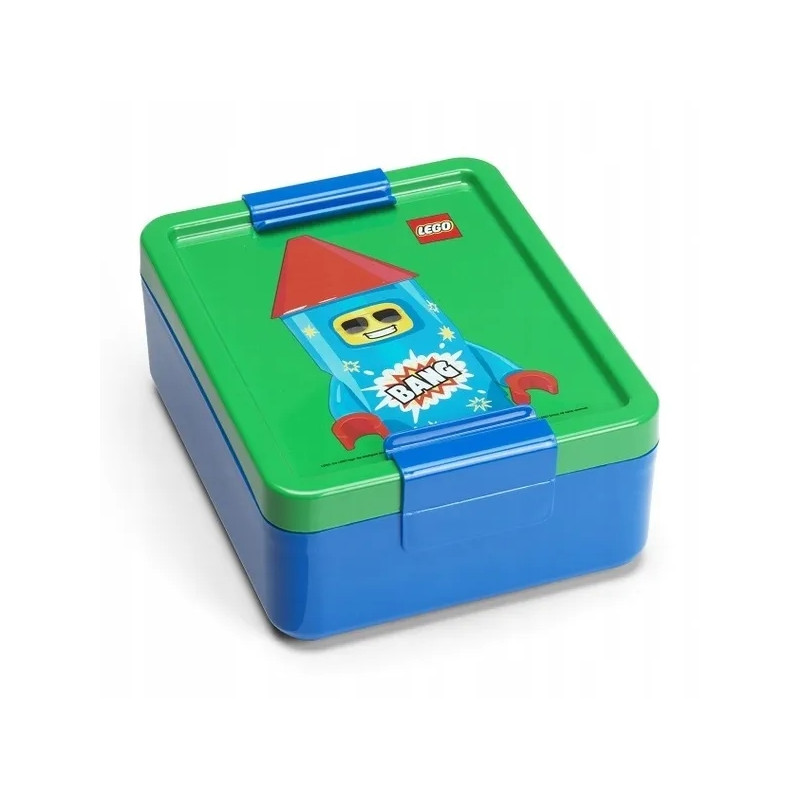 Śniadaniówka Lego Pudełko Organizer Lunchbox Ludzik Rakieta