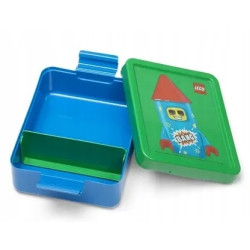 Śniadaniówka Lego Pudełko Organizer Lunchbox Ludzik Rakieta
