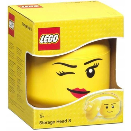 Pojemnik LEGO Iconic Storage Head S Głowa Minifigurki Dziewczyna 2000ml