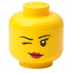 Pojemnik LEGO Iconic Storage Head S Głowa Minifigurki Dziewczyna 2000ml