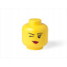 Pojemnik LEGO Iconic Storage Head S Głowa Minifigurki Dziewczyna 2000ml