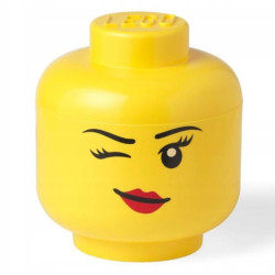 Pojemnik LEGO Iconic Storage Head S Głowa Minifigurki Dziewczyna 2000ml