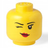 Pojemnik LEGO Iconic Storage Head S Głowa Minifigurki Dziewczyna 2000ml