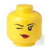 Pojemnik LEGO Iconic Storage Head S Głowa Minifigurki Dziewczyna 2000ml