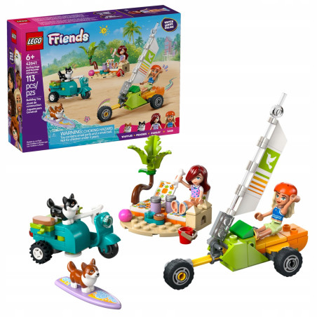 LEGO Friends 42641 Przygoda z surfującymi psami i skuterem