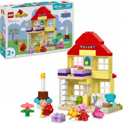 LEGO DUPLO ŚWINKA PEPPA 10433 URODZINOWY DOMEK PEPPY klocki dla dzieci