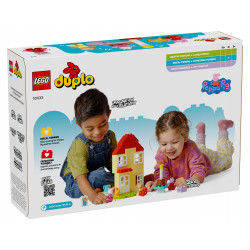 LEGO DUPLO ŚWINKA PEPPA 10433 URODZINOWY DOMEK PEPPY klocki dla dzieci