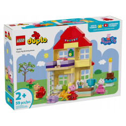 LEGO DUPLO ŚWINKA PEPPA 10433 URODZINOWY DOMEK PEPPY klocki dla dzieci