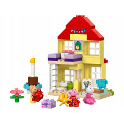 LEGO DUPLO ŚWINKA PEPPA 10433 URODZINOWY DOMEK PEPPY klocki dla dzieci