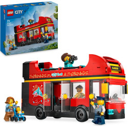 LEGO CITY Czerwony, piętrowy autokar 60407