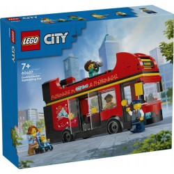 LEGO CITY Czerwony, piętrowy autokar 60407