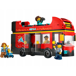 LEGO CITY Czerwony, piętrowy autokar 60407