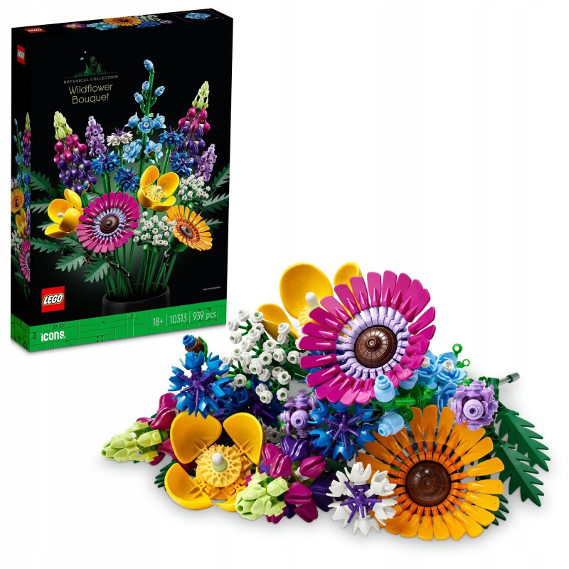 LEGO ICONS Bukiet z polnych kwiatów 10313 klocki
