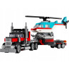KLOCKI LEGO CREATOR 31146 CIĘŻARÓWKA Z PLATFORMĄ I HELIKOPTER 3w1