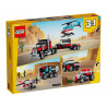 KLOCKI LEGO CREATOR 31146 CIĘŻARÓWKA Z PLATFORMĄ I HELIKOPTER 3w1