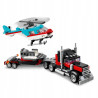 KLOCKI LEGO CREATOR 31146 CIĘŻARÓWKA Z PLATFORMĄ I HELIKOPTER 3w1