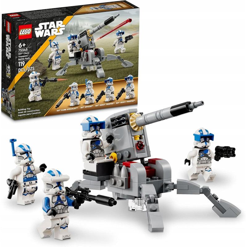LEGO Star Wars 75345 Zestaw bitewny zoelderjere-klony z 501 roku. legion
