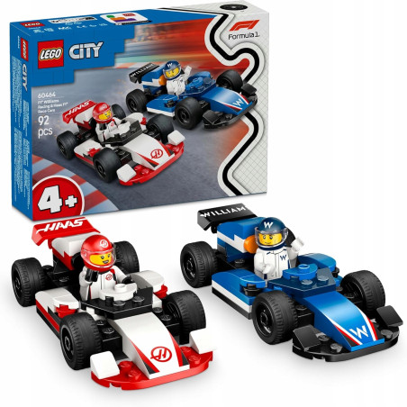 LEGO City 60464 Miasto 60464 Williams Racing i Haas F1 Samochody F1