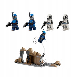 LEGO Star Wars Zasadzka na Mandalorze - zestaw bitewny 75373