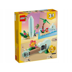 LEGO CREATOR 31156 3W1 TROPIKALNE UKULELE DELFIN FALA 8+