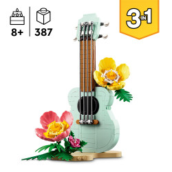 LEGO CREATOR 31156 3W1 TROPIKALNE UKULELE DELFIN FALA 8+
