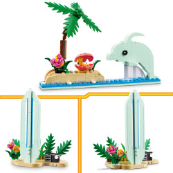 LEGO CREATOR 31156 3W1 TROPIKALNE UKULELE DELFIN FALA 8+