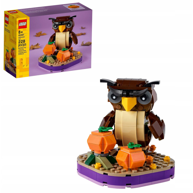 LEGO 40497 Halloweenowa sowa klocki zestaw
