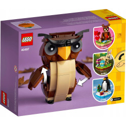 LEGO 40497 Halloweenowa sowa klocki zestaw