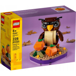 LEGO 40497 Halloweenowa sowa klocki zestaw