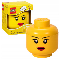 Pojemnik LEGO Iconic Storage Head S Głowa Minifigurki Dziewczyna 2000ml