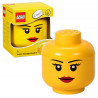 Pojemnik LEGO Iconic Storage Head S Głowa Minifigurki Dziewczyna 2000ml