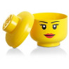 Pojemnik LEGO Iconic Storage Head S Głowa Minifigurki Dziewczyna 2000ml