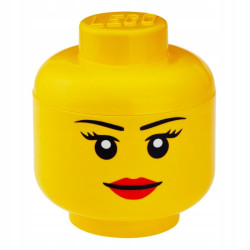Pojemnik LEGO Iconic Storage Head S Głowa Minifigurki Dziewczyna 2000ml