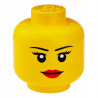 Pojemnik LEGO Iconic Storage Head S Głowa Minifigurki Dziewczyna 2000ml