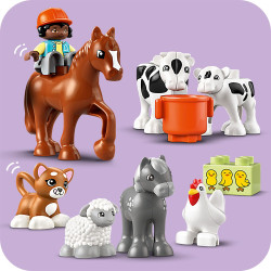 LEGO DUPLO 10416 Opieka nad zwierzętami na farmie klocki