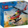 LEGO City 60411 Strażacki helikopter ratunkowy KLOCKI