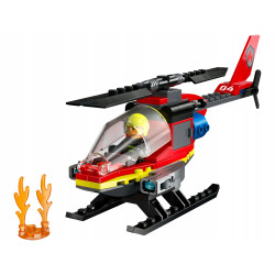 LEGO City 60411 Strażacki helikopter ratunkowy KLOCKI