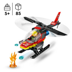 LEGO City 60411 Strażacki helikopter ratunkowy KLOCKI