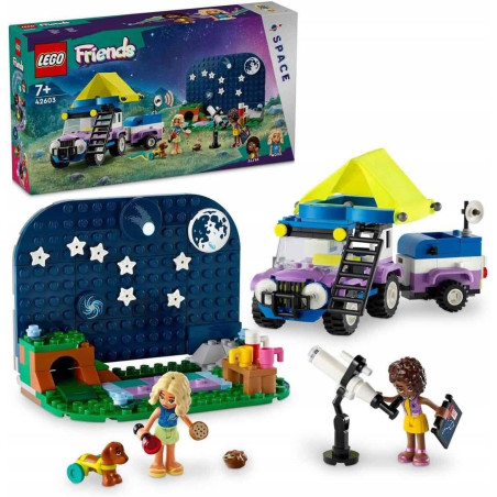 LEGO Friends 42603 Kamper z mobilnym obserwatorium gwiazd KLOCKI