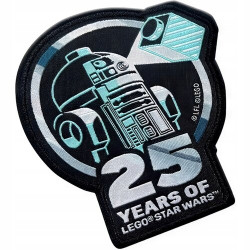 Lego Naszywka Star Wars R2D2 droid Gwiezdne Wojny 25 rocznica 107543