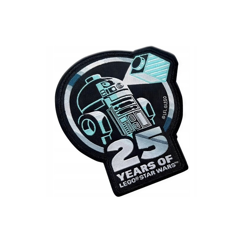 Lego Naszywka Star Wars R2D2 droid Gwiezdne Wojny 25 rocznica 107543