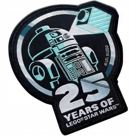 Lego Naszywka Star Wars R2D2 droid Gwiezdne Wojny 25 rocznica 107543