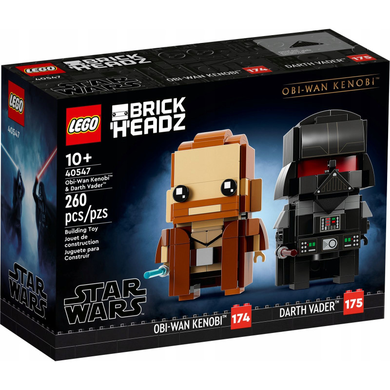 LEGO BrickHeadz 40547 Obi-Wan Kenobi i Darth Vader klocki