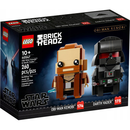 LEGO BrickHeadz 40547 Obi-Wan Kenobi i Darth Vader klocki
