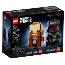 LEGO BrickHeadz 40547 Obi-Wan Kenobi i Darth Vader klocki