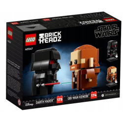 LEGO BrickHeadz 40547 Obi-Wan Kenobi i Darth Vader klocki