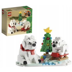 LEGO 40571 Zimowe niedźwiedzie polarne klocki