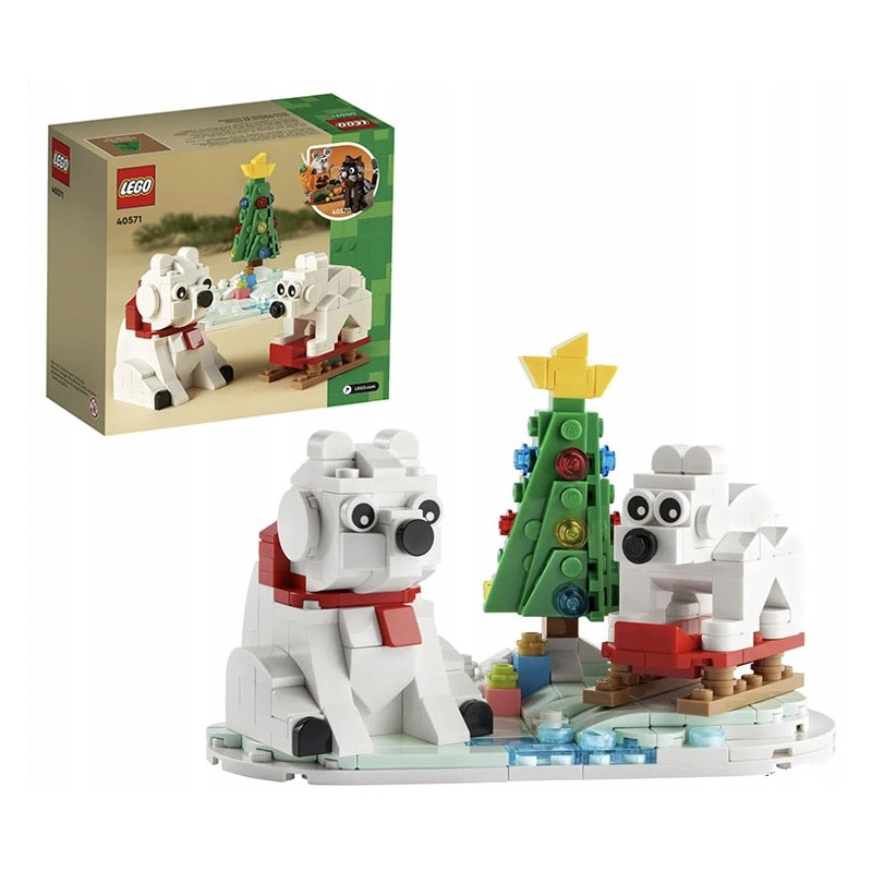 LEGO 40571 Zimowe niedźwiedzie polarne klocki