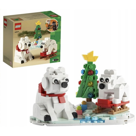 LEGO 40571 Zimowe niedźwiedzie polarne klocki